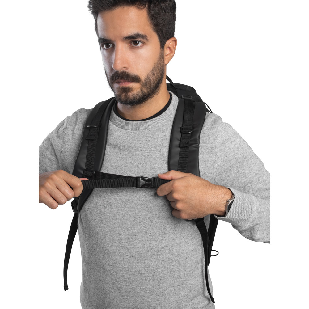 Mochila Hiking com revestimento à prova de água em 600D poliéster reciclado e 210D poliéster reciclado 14" 18 L