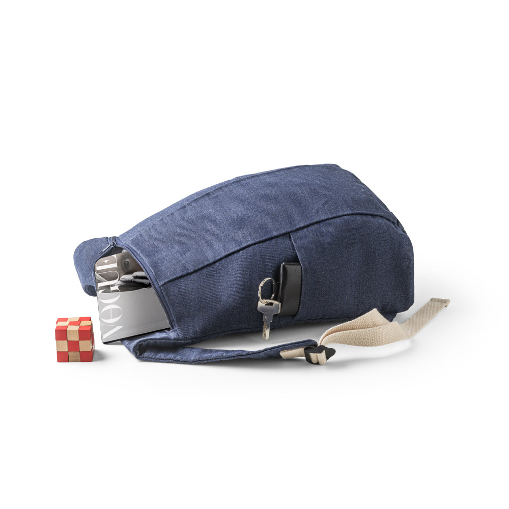 Mochila casual em denim reciclado (300 g/m²)