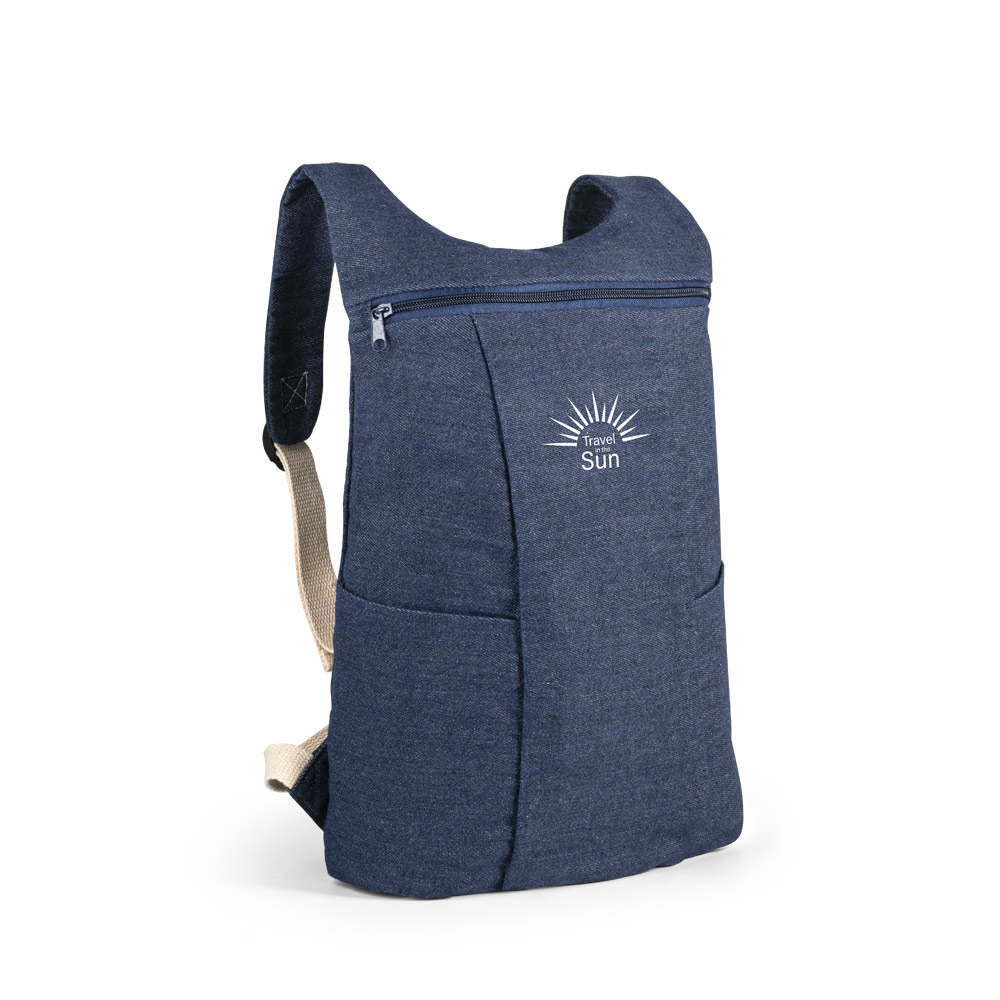 Mochila casual em denim reciclado (300 g/m²)