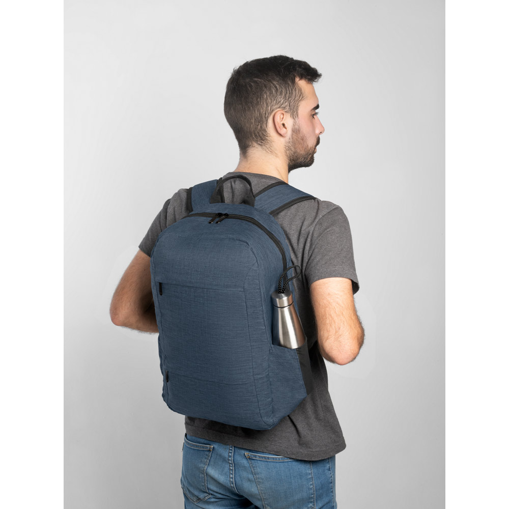 Mochila para notebook 15'6" em poliéster reciclado 300D 18 L