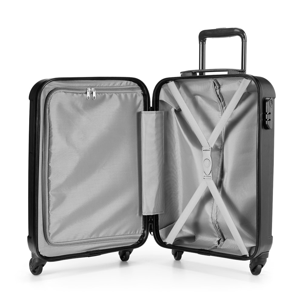 Mala de viagem executivo em ABS com interior forrado 31 L