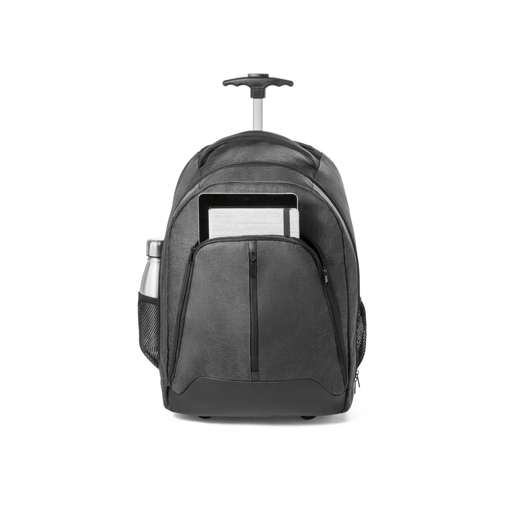 Mochila trolley para notebook 15'6'' em 600D de alta densidade e poliéster 600D impermeável 21 L