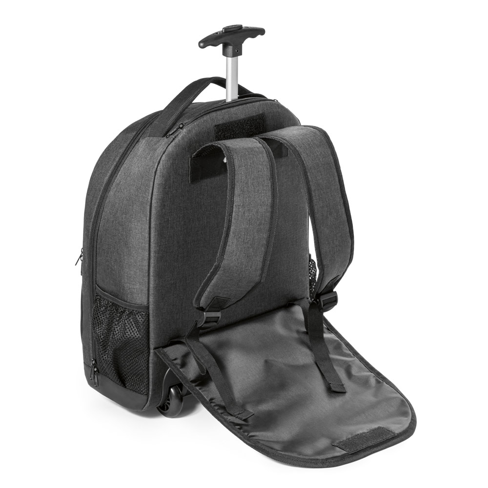 Mochila trolley para notebook 15'6'' em 600D de alta densidade e poliéster 600D impermeável 21 L