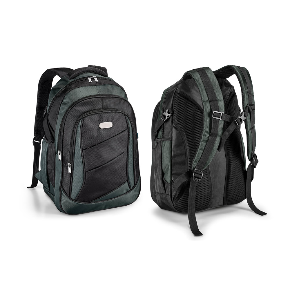 Mochila para notebook 15'6'' em 1680D e 300D com placa para personalização 26 L