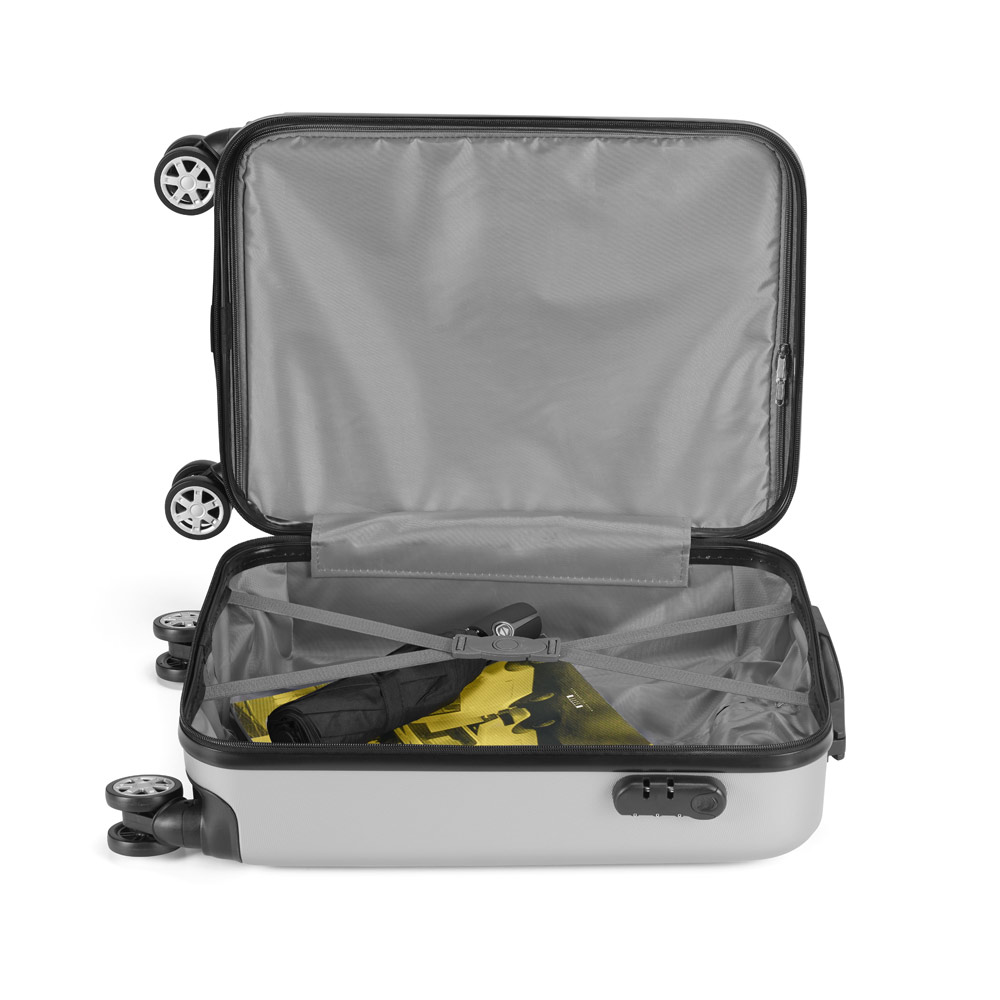 Mala de viagem executivo em ABS com interior forrado 37 L