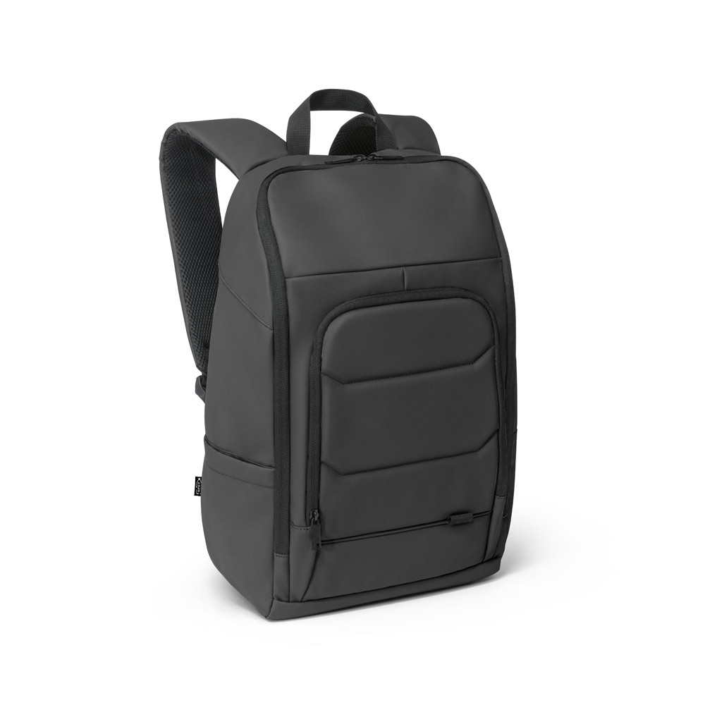 Mochila para notebook em 600D, poliéster reciclado, de alta densidade, com revestimento resistente à água 16" 19 L