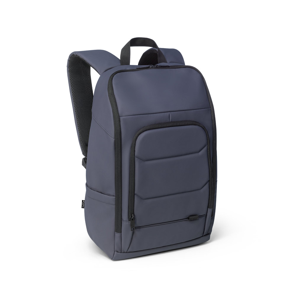 Mochila para notebook em 600D, poliéster reciclado, de alta densidade, com revestimento resistente à água 16" 19 L