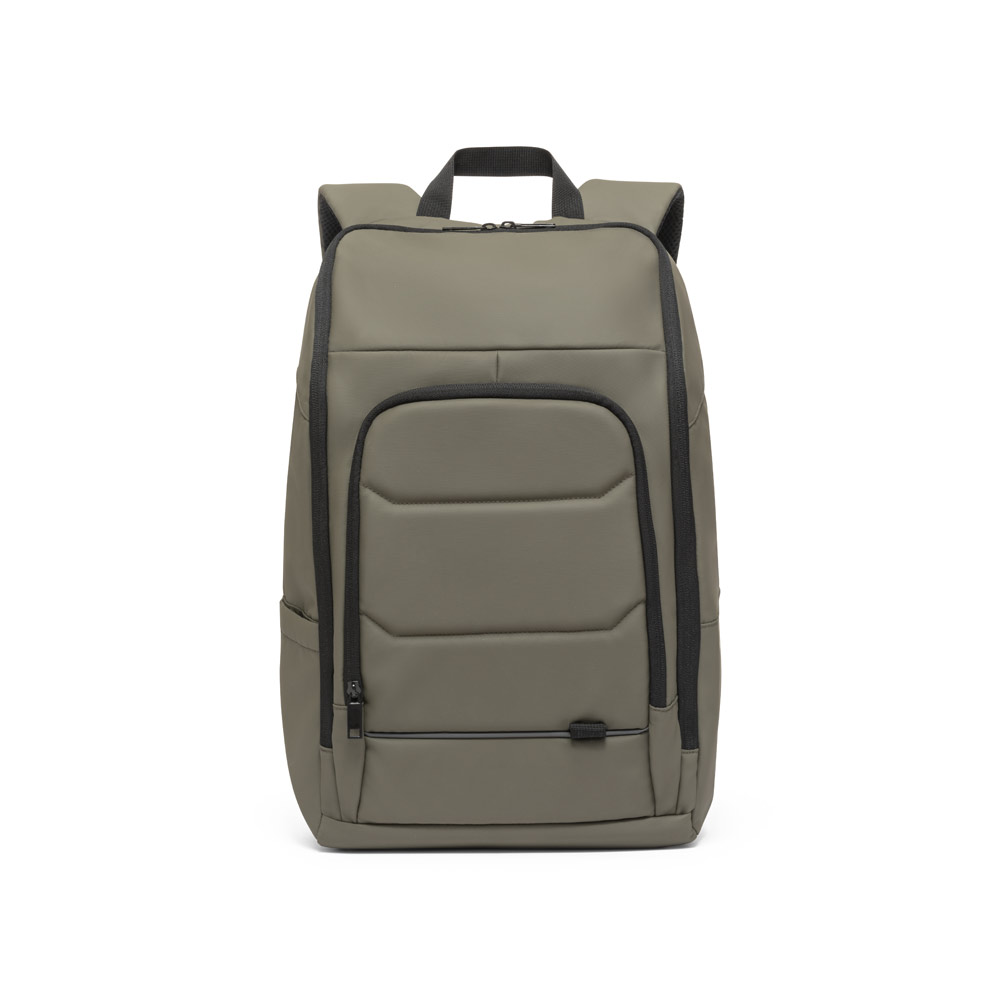 Mochila para notebook em 600D, poliéster reciclado, de alta densidade, com revestimento resistente à água 16" 19 L