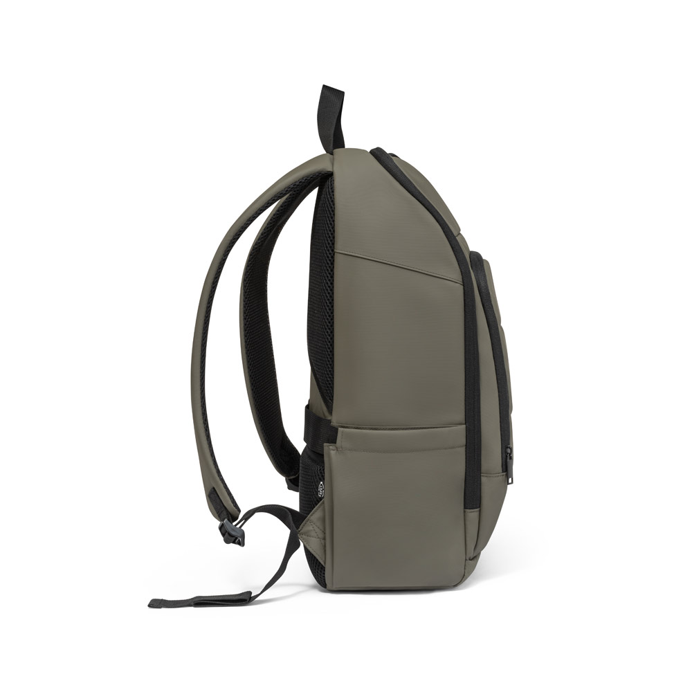 Mochila para notebook em 600D, poliéster reciclado, de alta densidade, com revestimento resistente à água 16" 19 L