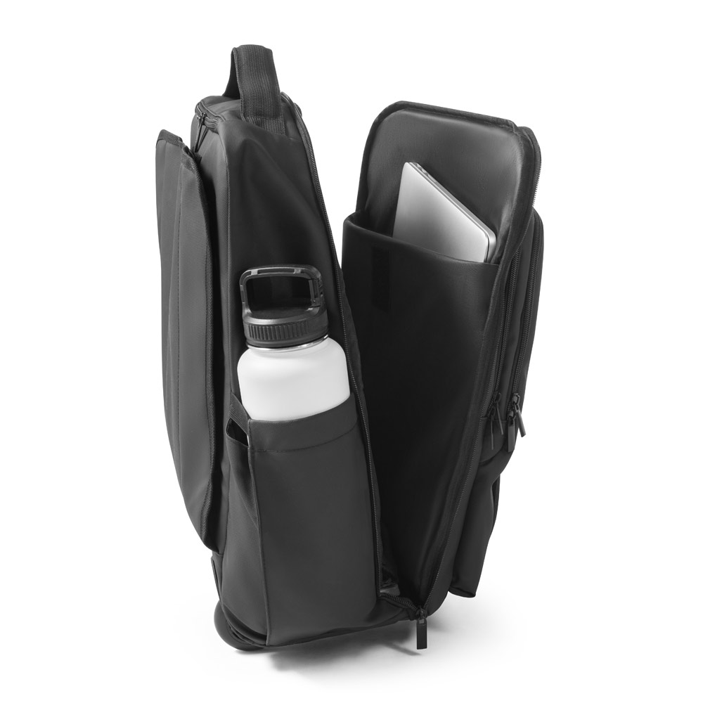 Mochila trolley em 900D com revestimento resistente à água, com bolso para 17'3" 28 L