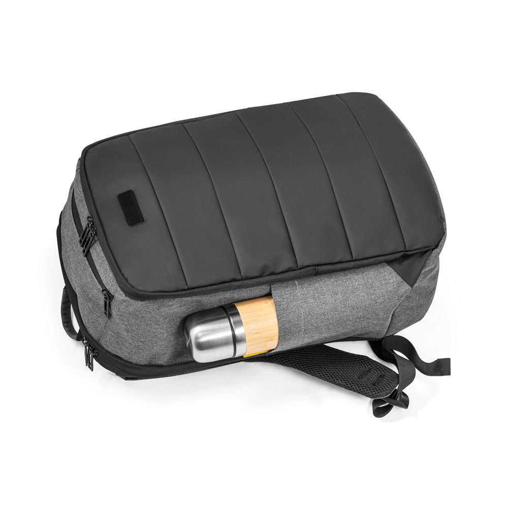 Mochila para notebook em 300D de alta densidade, com divisória para notebook 17" 21 L