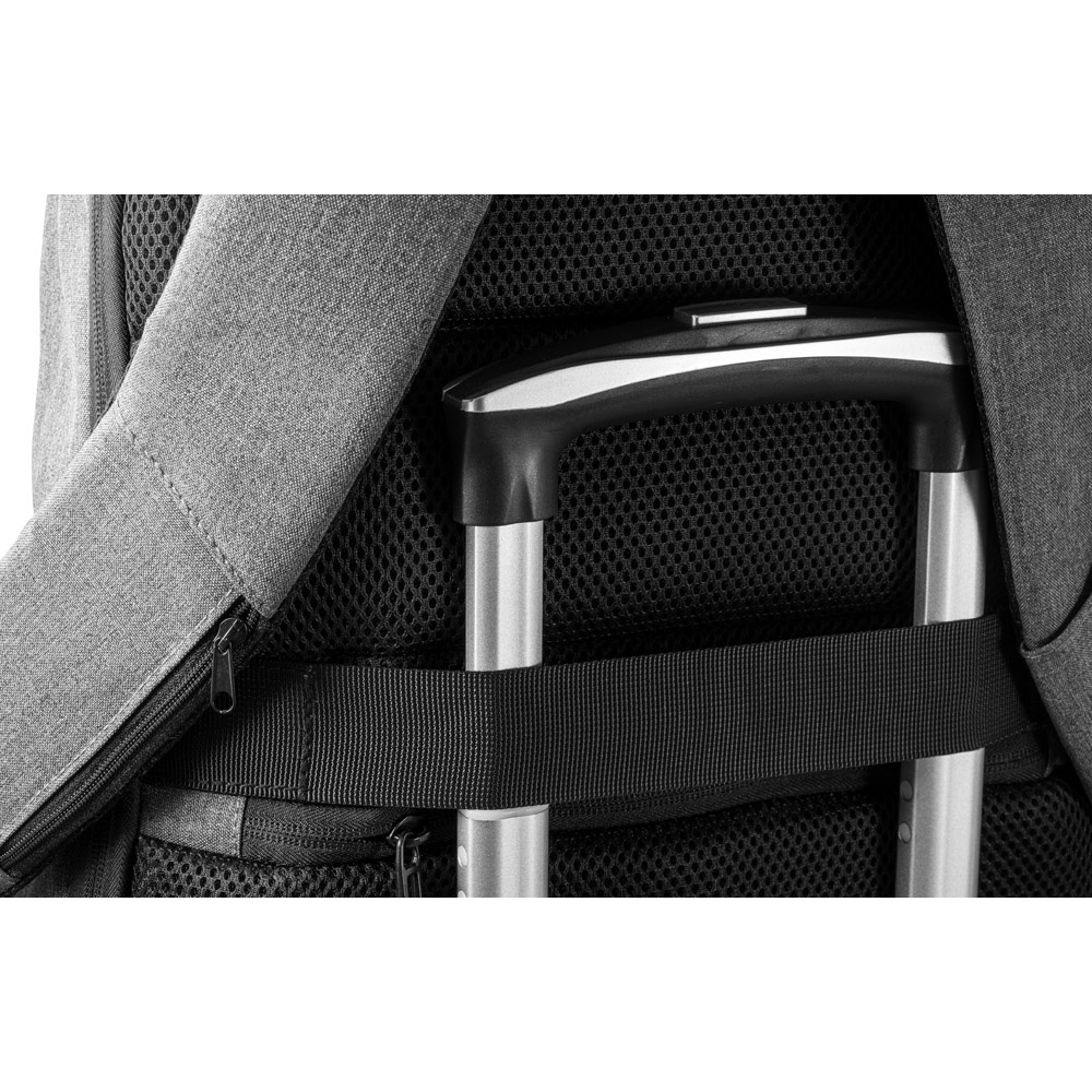 Mochila para notebook em 300D de alta densidade, com divisória para notebook 17" 21 L