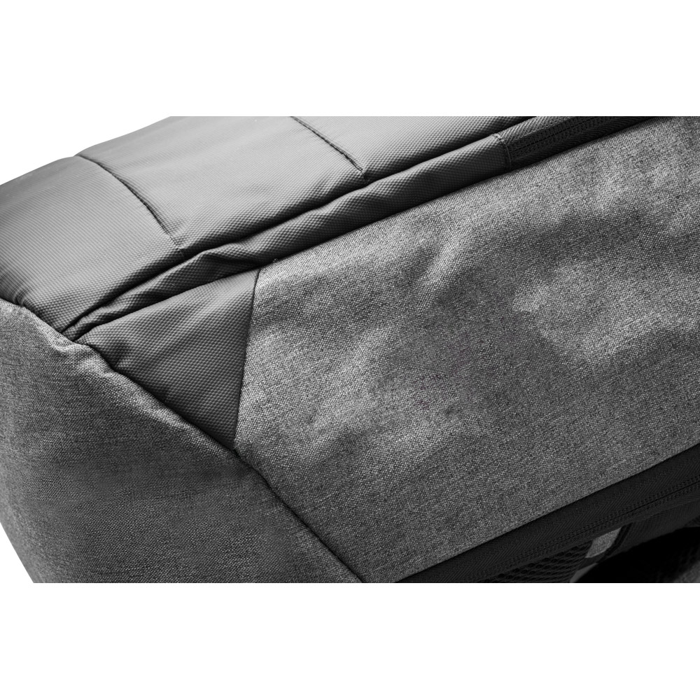 Mochila para notebook em 300D de alta densidade, com divisória para notebook 17" 21 L