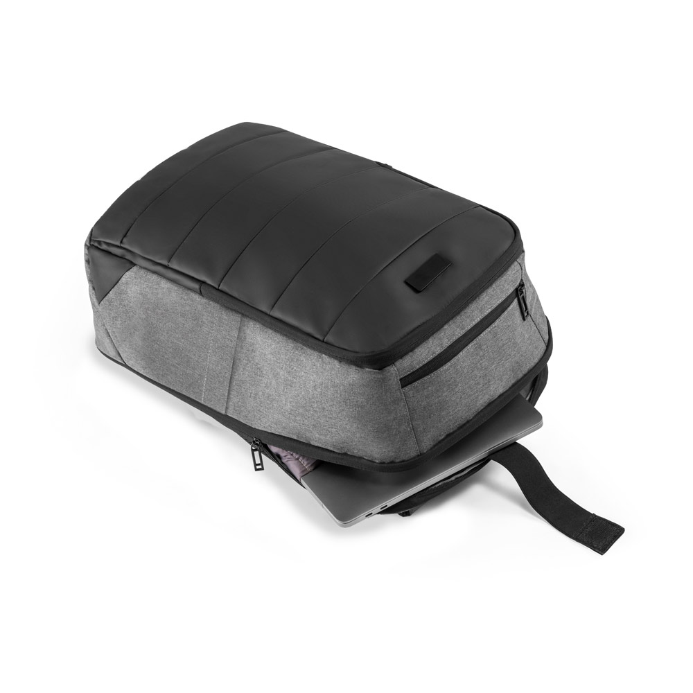 Mochila para notebook em 300D de alta densidade, com divisória para notebook 17" 21 L