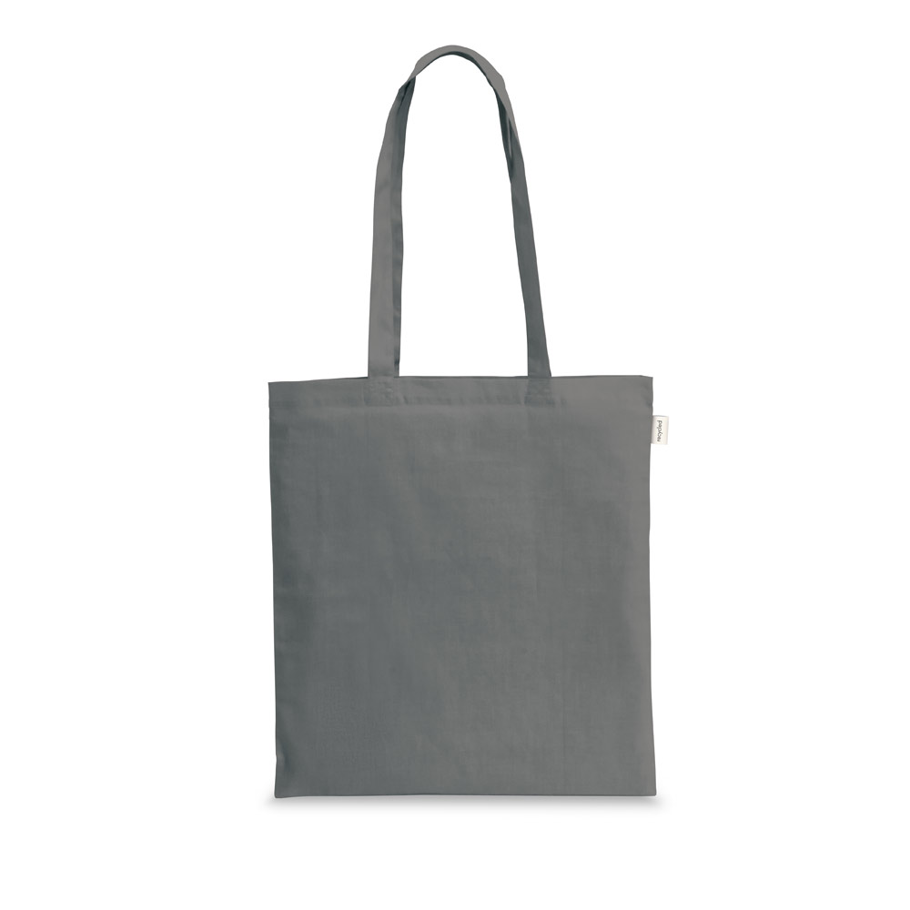Sacola em algodão reciclado e poliéster reciclado sem tingimento (140 g/m²) sem tingimento