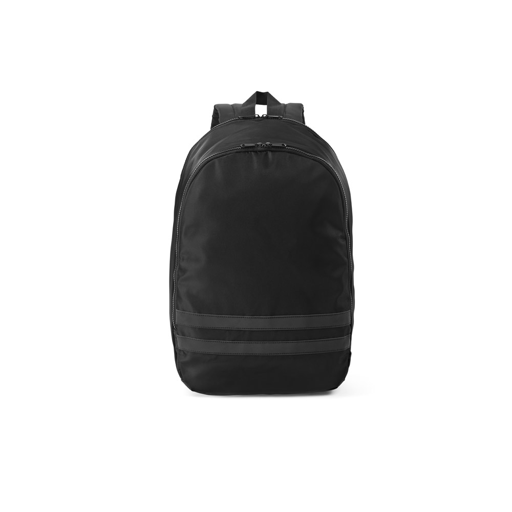 Mochila em poliéster reciclado 290T 3 sarja com compartimento para notebook 15" 18 L