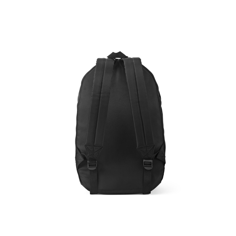 Mochila em poliéster reciclado 290T 3 sarja com compartimento para notebook 15" 18 L