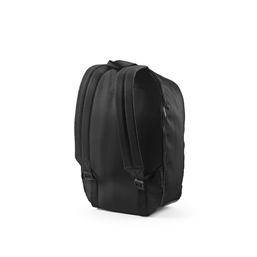 Mochila em poliéster reciclado 290T 3 sarja com compartimento para notebook 15" 18 L