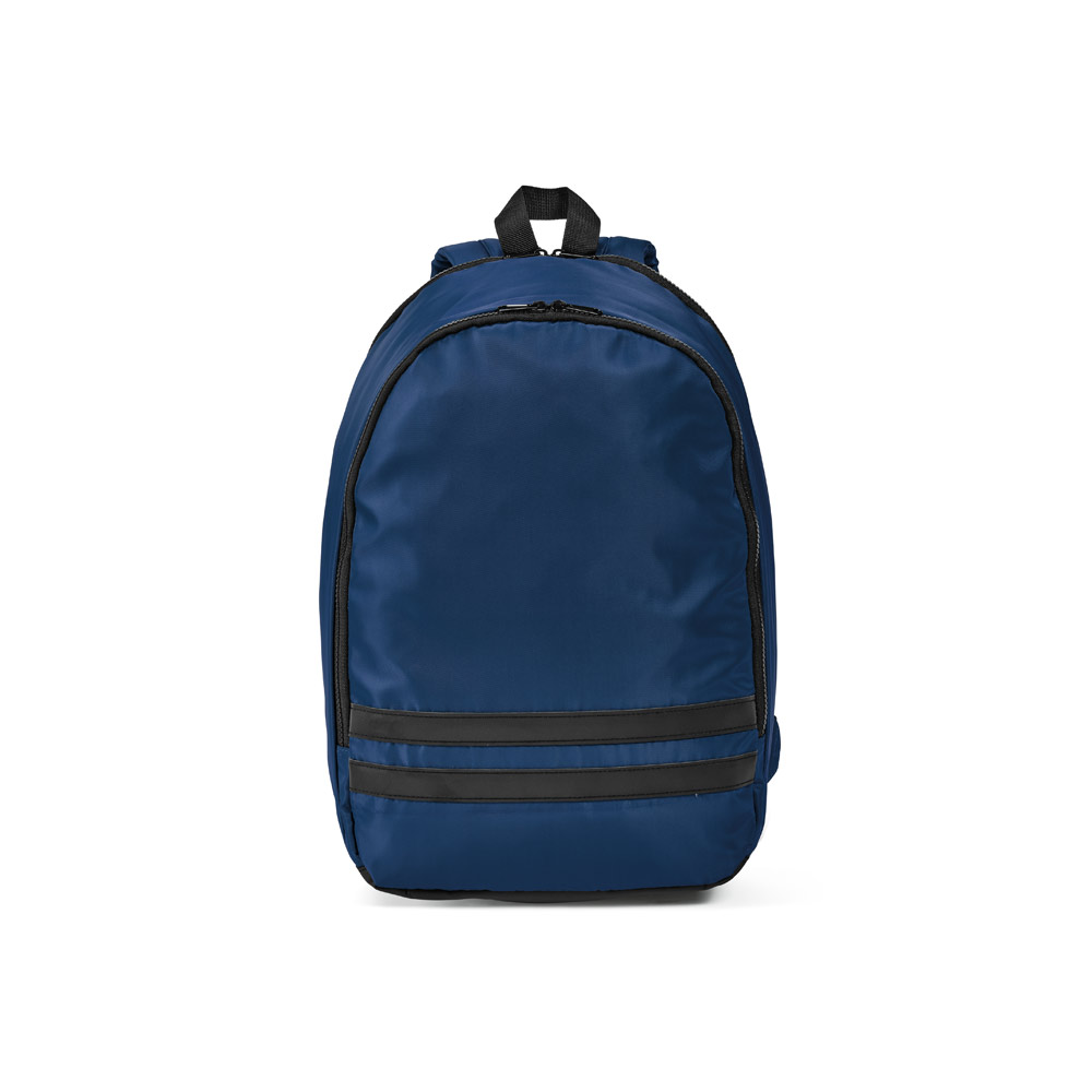 Mochila em poliéster reciclado 290T 3 sarja com compartimento para notebook 15" 18 L