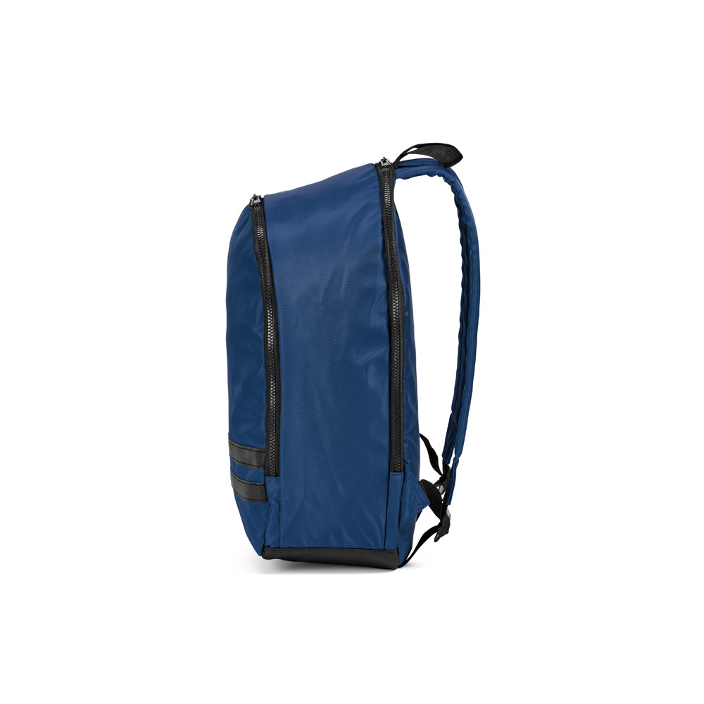 Mochila em poliéster reciclado 290T 3 sarja com compartimento para notebook 15" 18 L