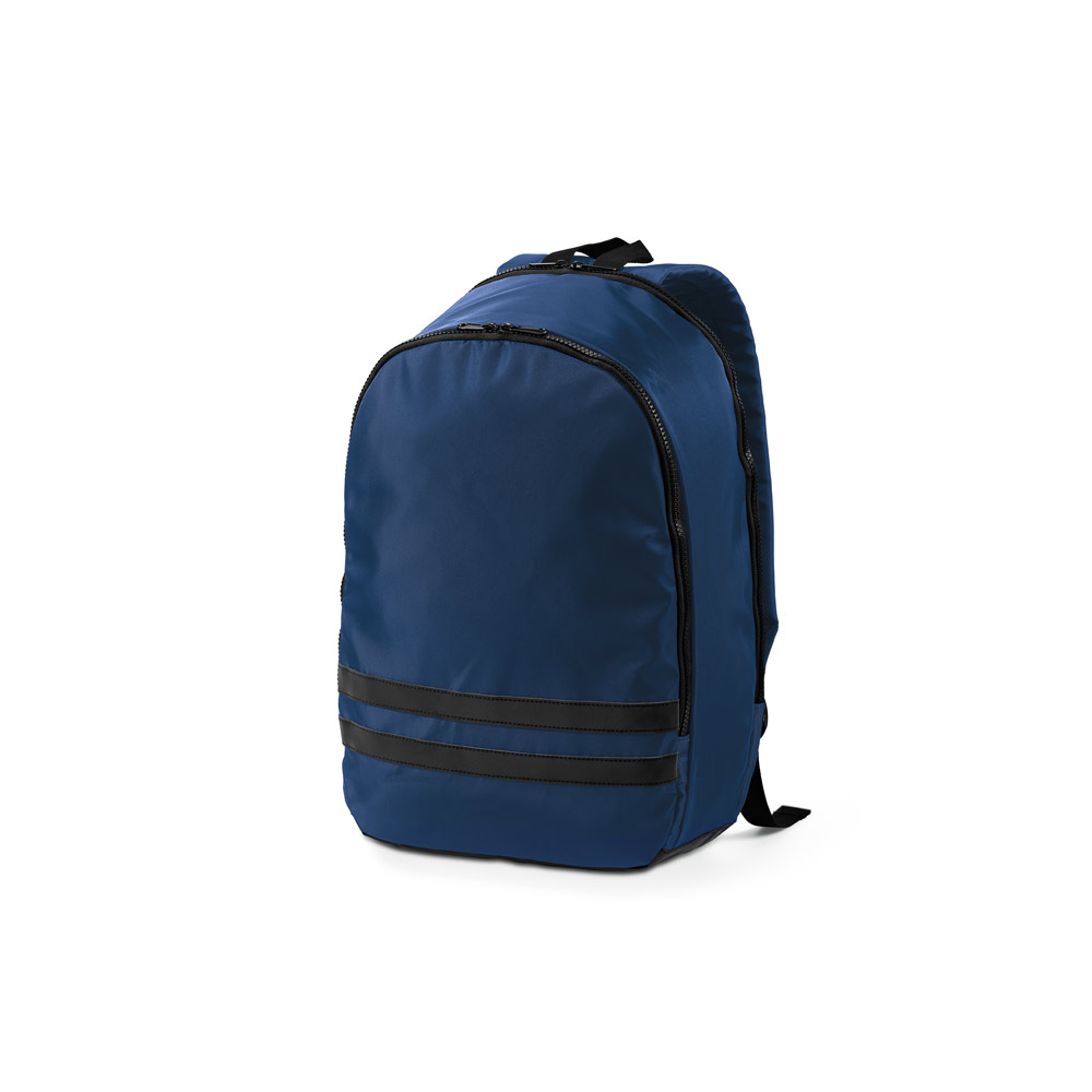 Mochila em poliéster reciclado 290T 3 sarja com compartimento para notebook 15" 18 L