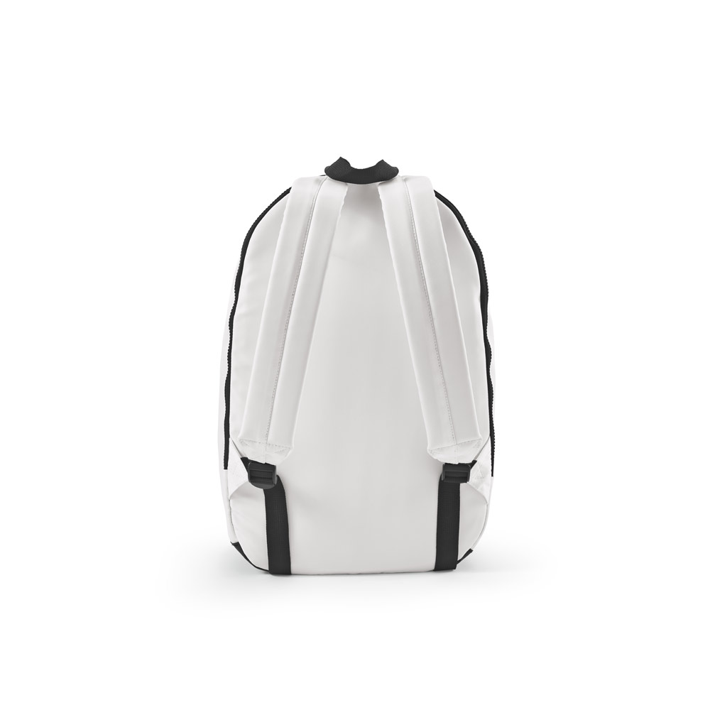 Mochila em poliéster reciclado 290T 3 sarja com compartimento para notebook 15" 18 L