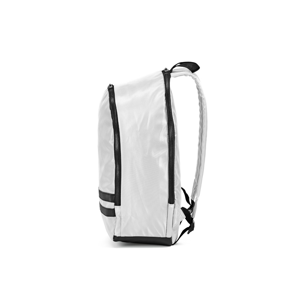 Mochila em poliéster reciclado 290T 3 sarja com compartimento para notebook 15" 18 L