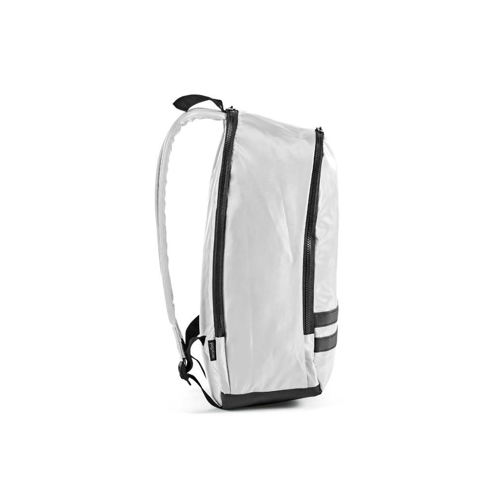 Mochila em poliéster reciclado 290T 3 sarja com compartimento para notebook 15" 18 L