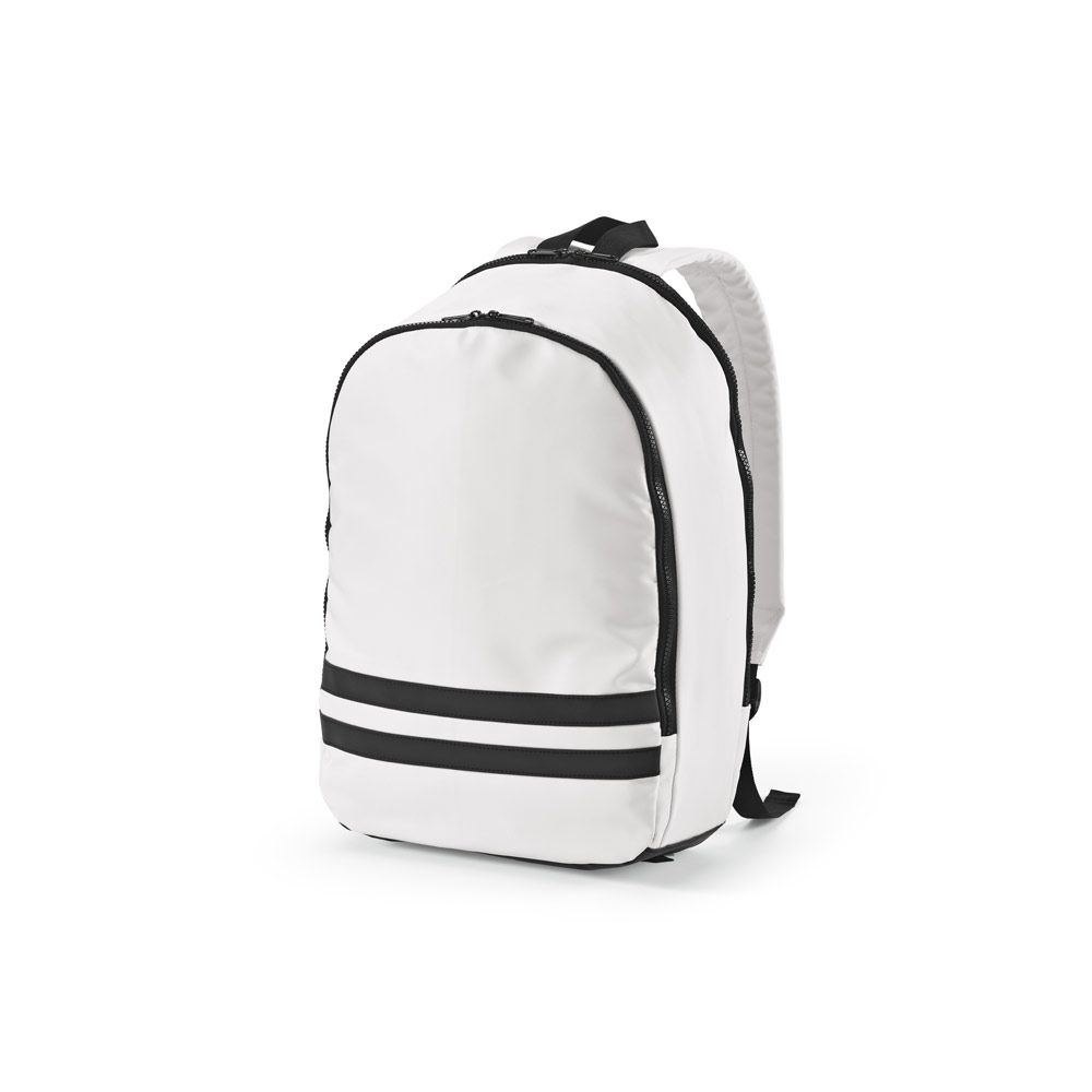 Mochila em poliéster reciclado 290T 3 sarja com compartimento para notebook 15" 18 L