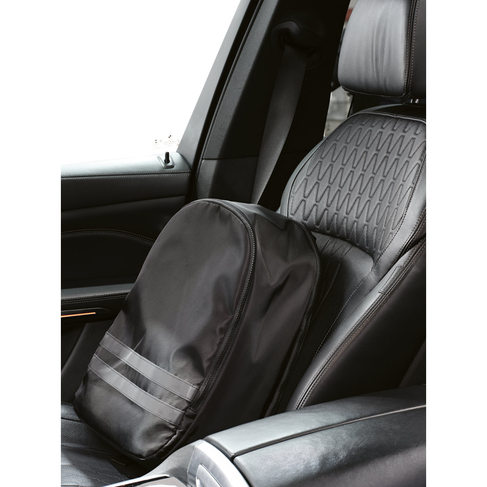 Mochila em poliéster reciclado 290T 3 sarja com compartimento para notebook 15" 18 L