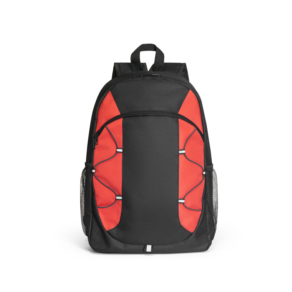 Mochila em 600D com detalhes em ripstop colorido 16 L