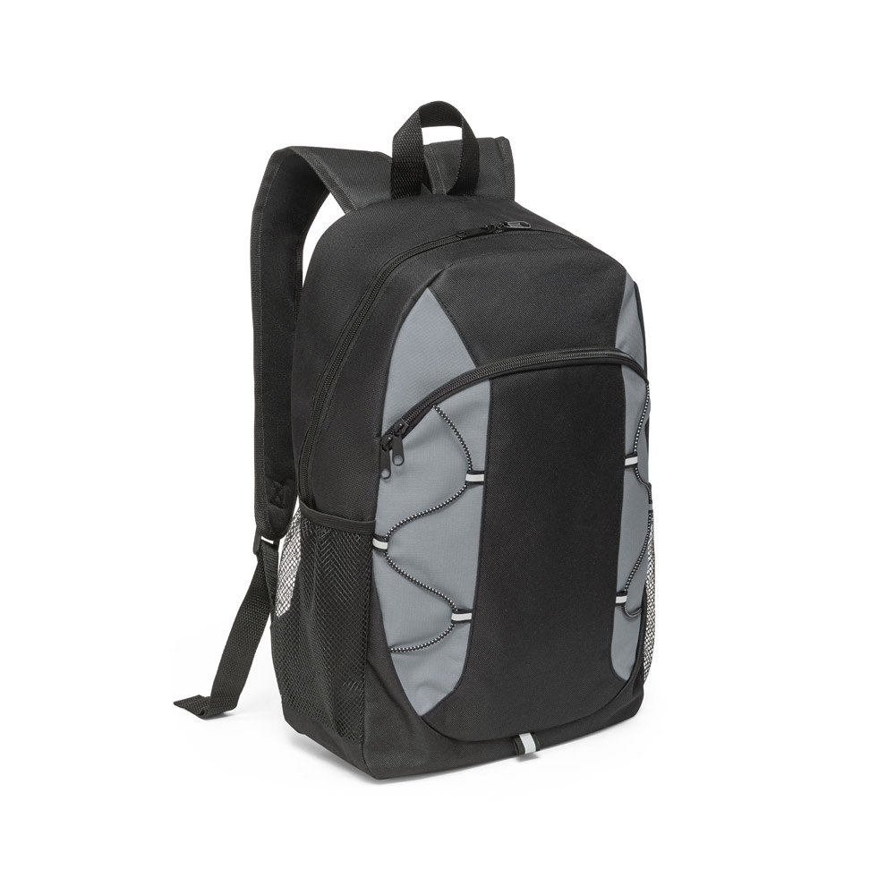 Mochila em 600D com detalhes em ripstop colorido 16 L