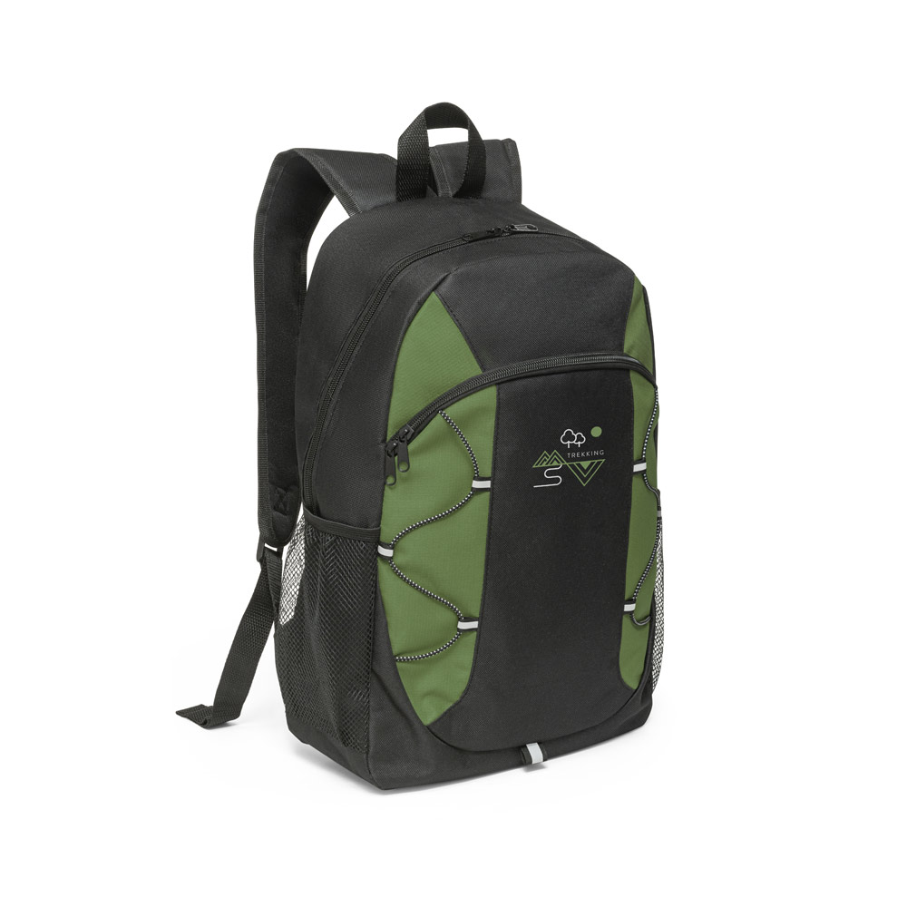 Mochila em 600D com detalhes em ripstop colorido 16 L