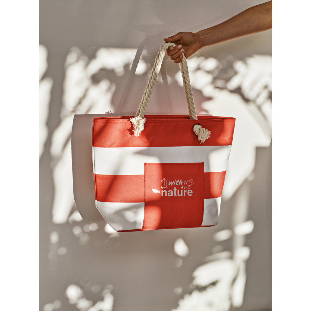 Sacola térmica em 600D poliéster reciclado 16 L