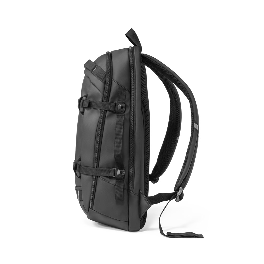 Mochila para notebook em 900D poliéster reciclado de alta densidade com revestimento resistente à agua 17'3" 21 L