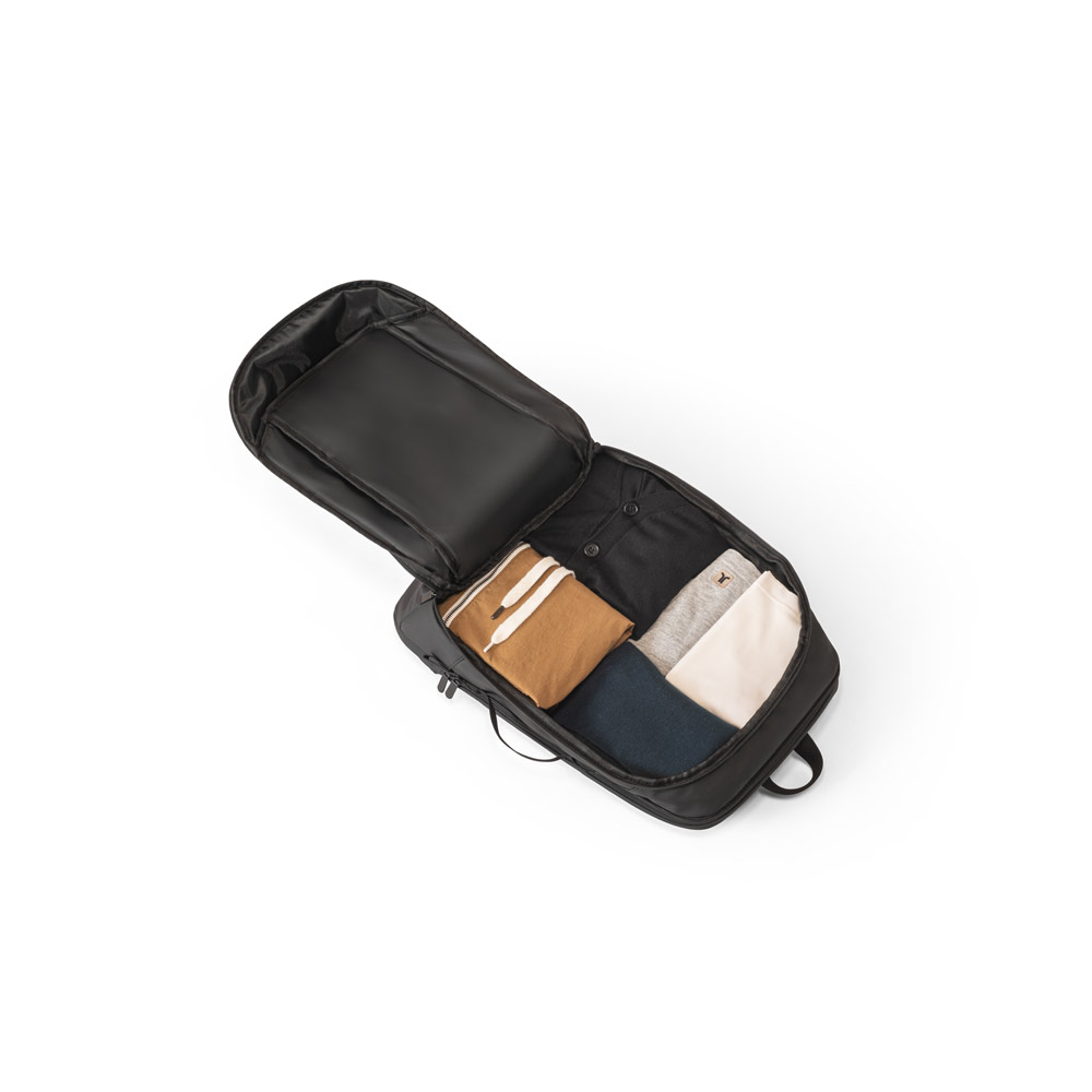 Mochila para notebook em 900D poliéster reciclado de alta densidade com revestimento resistente à agua 17'3" 21 L