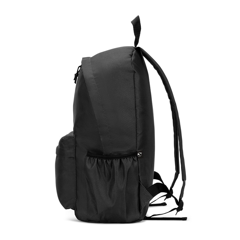 Mochila em poliéster reciclado 600D com bolso frontal espaçoso 18 L