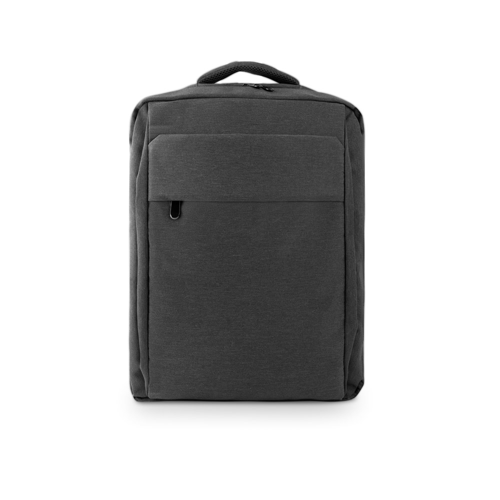 Mochila, totalmente almofadada, para notebook 15.6" em poliéster reciclado 300D de alta densidade 18 L