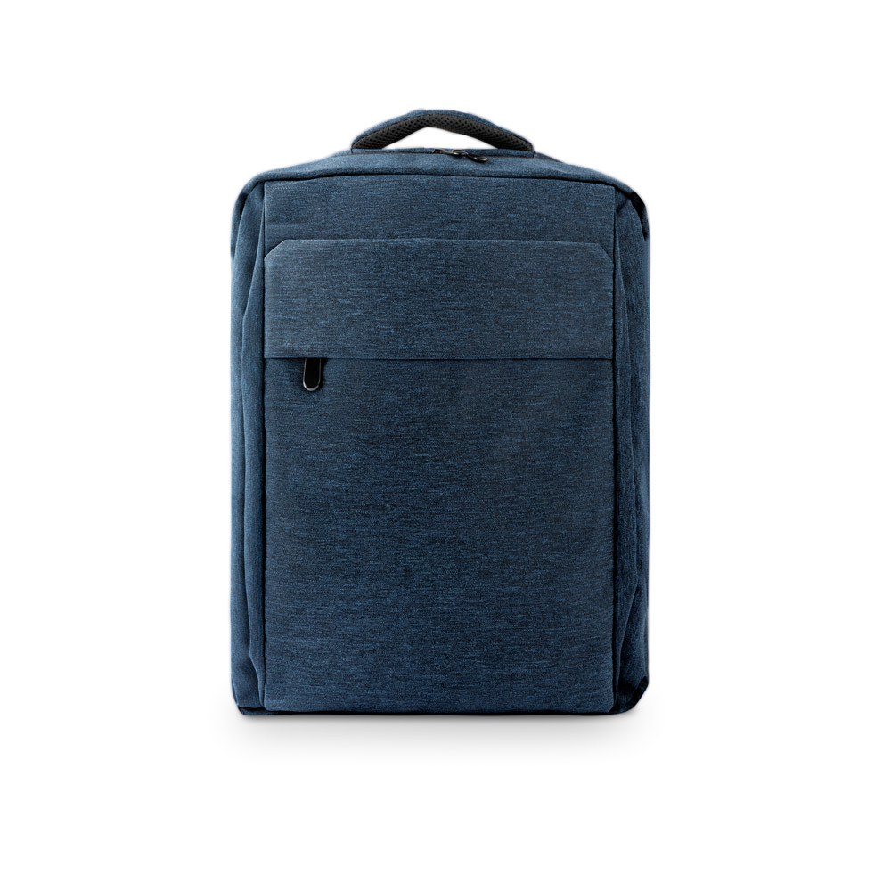 Mochila, totalmente almofadada, para notebook 15.6" em poliéster reciclado 300D de alta densidade 18 L