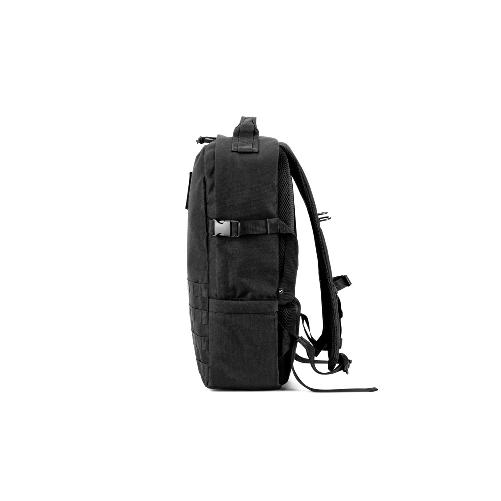 Mochila estilo militar em poliéster reciclado 600D, de alta densidade, com bolso para notebook 17'3" 21 L