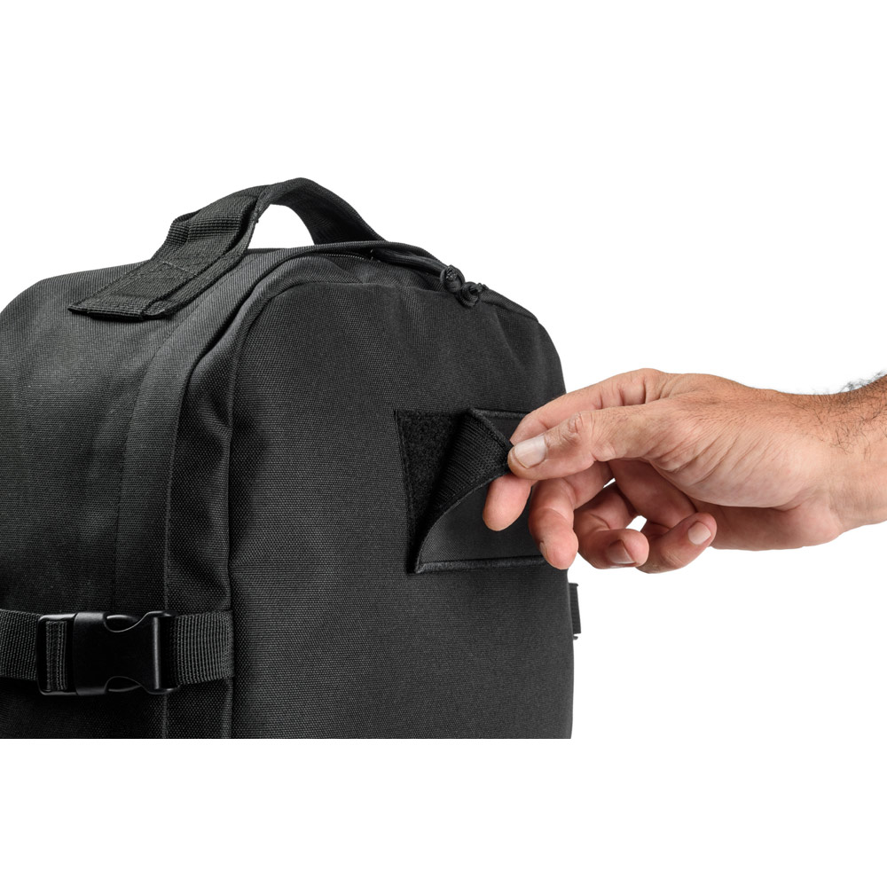 Mochila estilo militar em poliéster reciclado 600D, de alta densidade, com bolso para notebook 17'3" 21 L