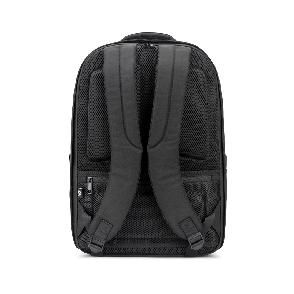 Mochila antirroubo, em poliéster reciclado 600D twill, resistente à água, e bolso para notebook 17'3" 20 L