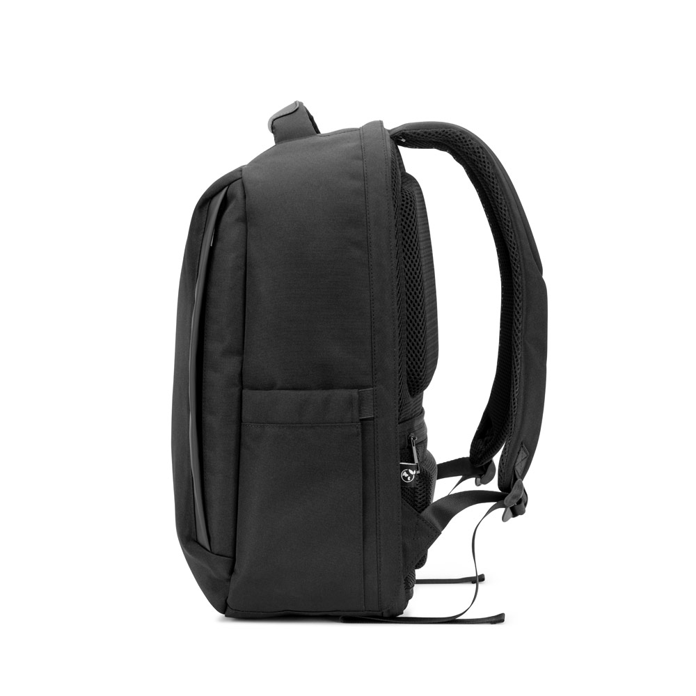 Mochila antirroubo, em poliéster reciclado 600D twill, resistente à água, e bolso para notebook 17'3" 20 L