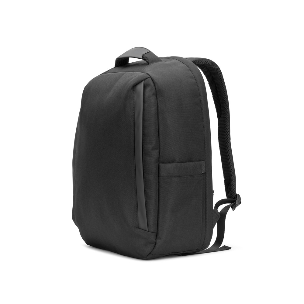 Mochila antirroubo, em poliéster reciclado 600D twill, resistente à água, e bolso para notebook 17'3" 20 L