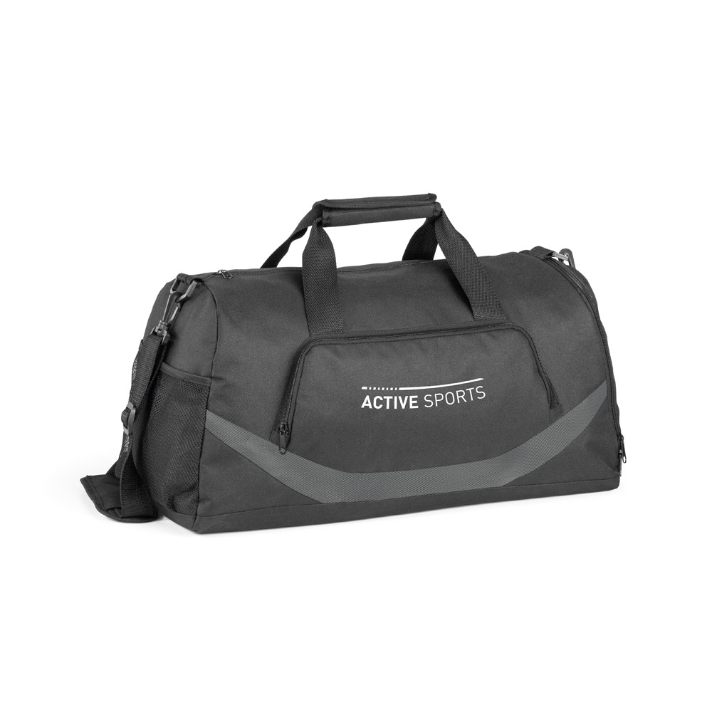 Bolsa esportiva em 300D e 1680D com fundo em placa semi-rígida 35 L