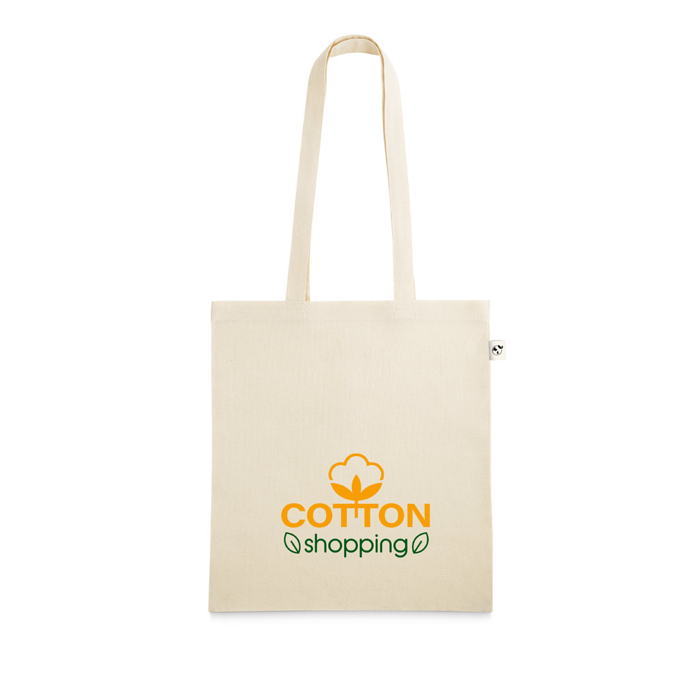 Sacola 100% algodão orgânico (180 g/m²)