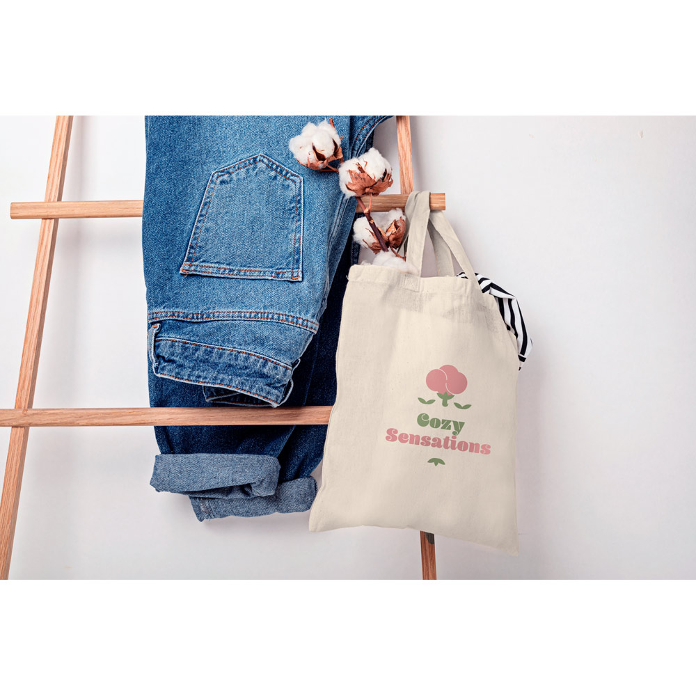 Sacola 100% algodão orgânico (140 g/m²)