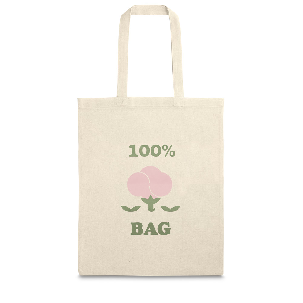Sacola 100% algodão (120 g/m²)