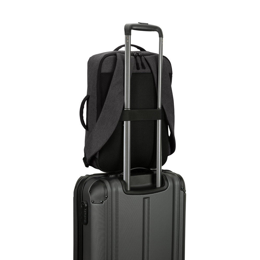 Mochila para notebook 15'6" em poliéster reciclado 300D de alta densidade 15 L