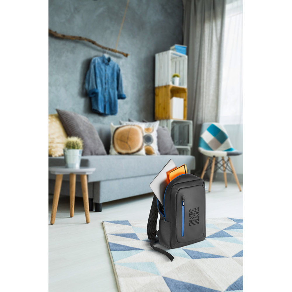 Mochila para notebook 15'6'' em 600D com revestimento à água 10 L